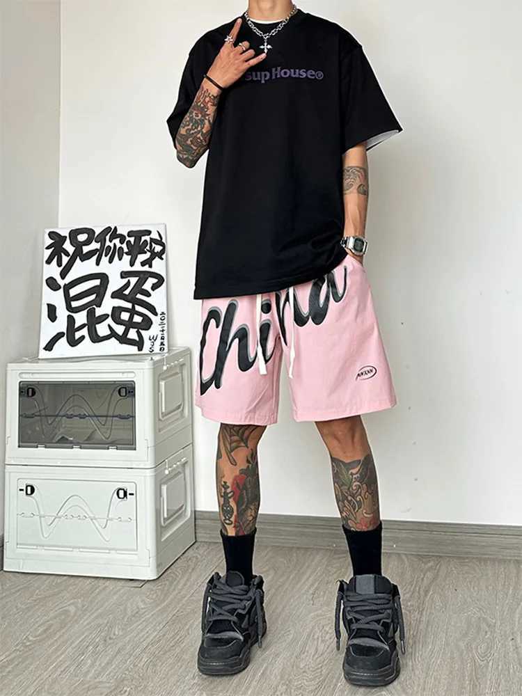 American fitness shorts high-quality cotton shorts fashionable sports shorts and streetwear unisex stylesXJ250407
