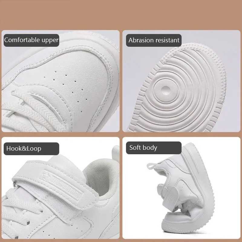 Vanmie childrens casual sports shoes summer mesh sports shoes walking and running shoes boys and girls childrens white shoes W250407
