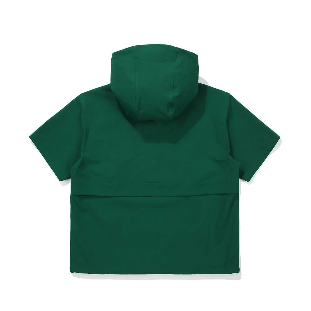 SpringSummer Korean Golf Womens Fashion Hooded Short sleeved Jacket Lightweight Windproof Sports 250407