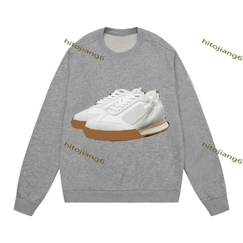 Men'sSweater Round Neck Pattern Retro Loose Cotton Trendy Top Long Sleeve Sweatshirts With LetteR588