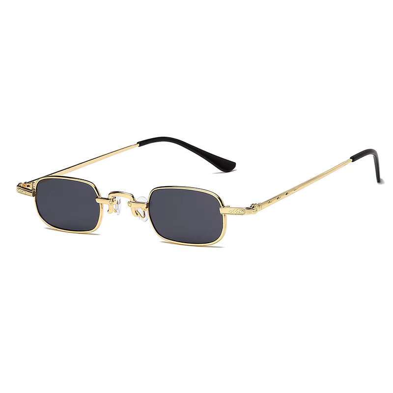 Fashion Small Rectangular Sunglasses Women Men Sun Shades Vintage Glasses