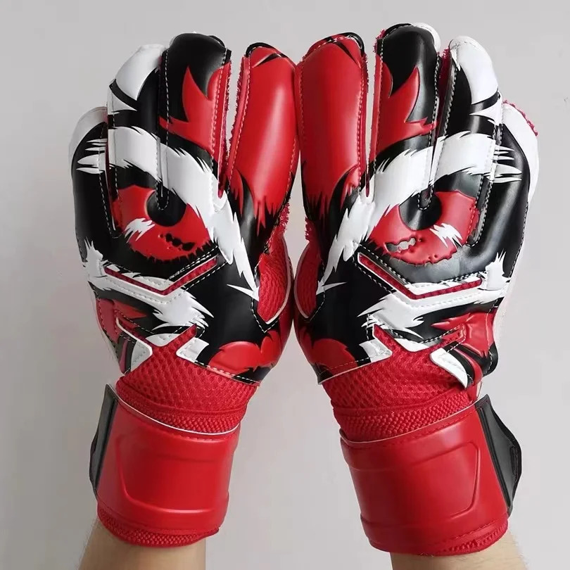 Kids and Adults Football Goalkeeper Gloves Thickened Soccer Goalie Gloves For 5 protective fingers are not detachable 250407