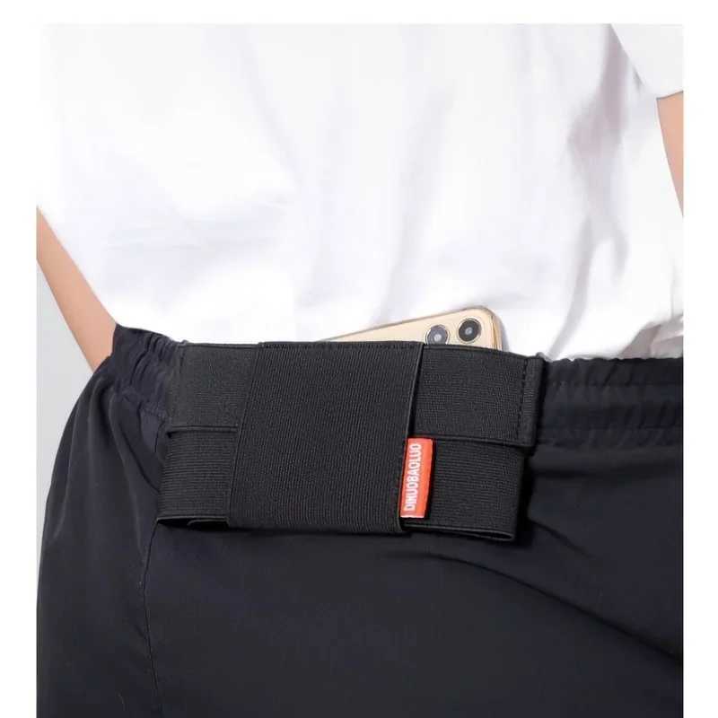Sports invisible mobile waist bag for men portable waist bag for women outdoor work elastic mobile phone bag Z250407