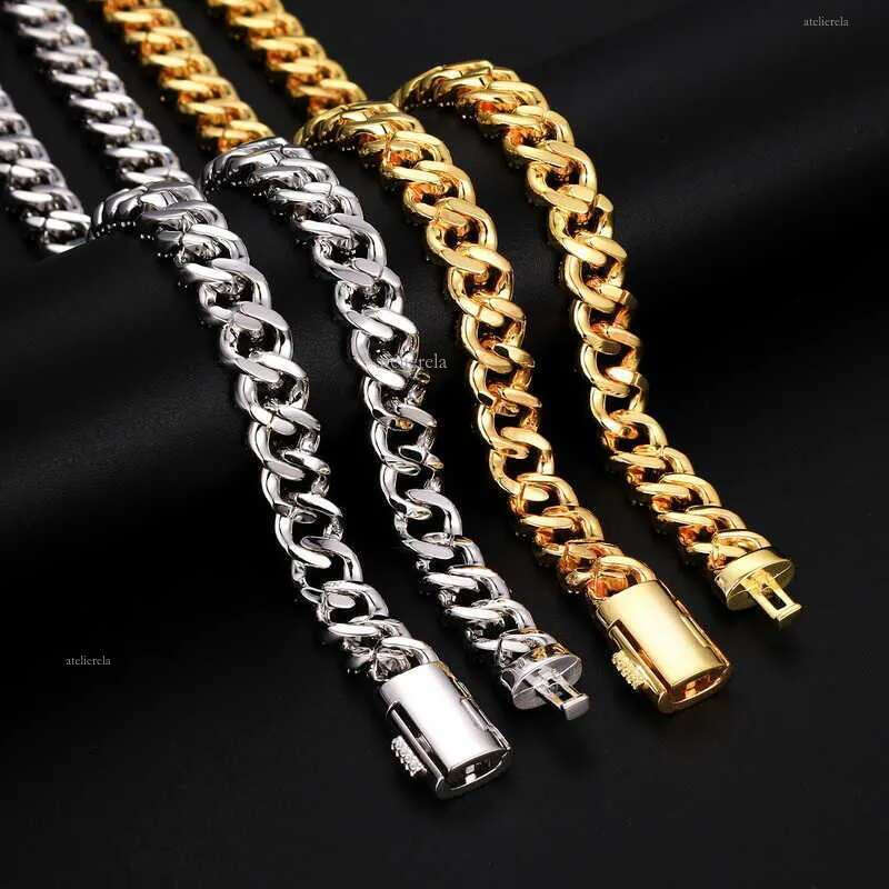 Hot Sale 8mm 10mm Pass Tester Sterg Sier Hip Hop Iced Out vvs Moissanite Dia Cuban k Chain Gold Rock