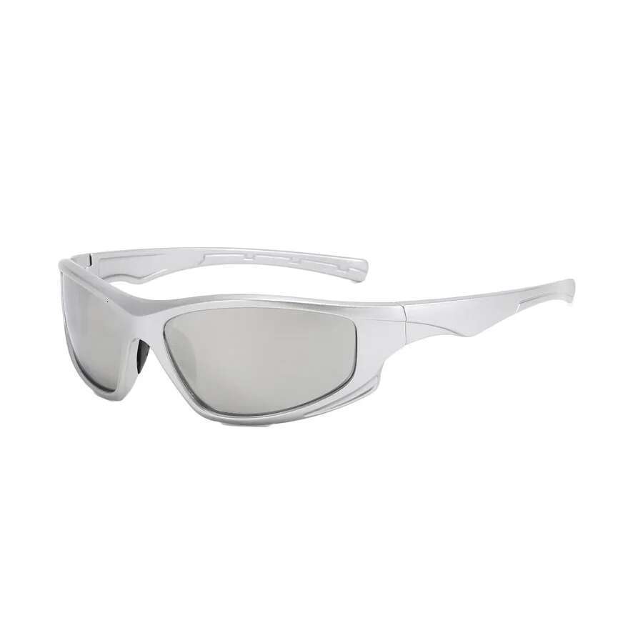 Fashion Y2k Style Wrap Around Men's Sunglasses Daily Outdoor Sports Street Decorative Glasses