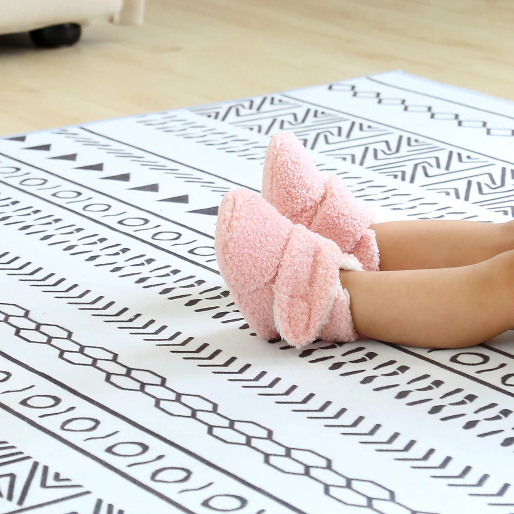 Infant Baby Boy Girl Cozy Fleece Bootie born Stay On Slipper Winter Warm Gripper Non-Slip Crib Shoes 251107 - view 6