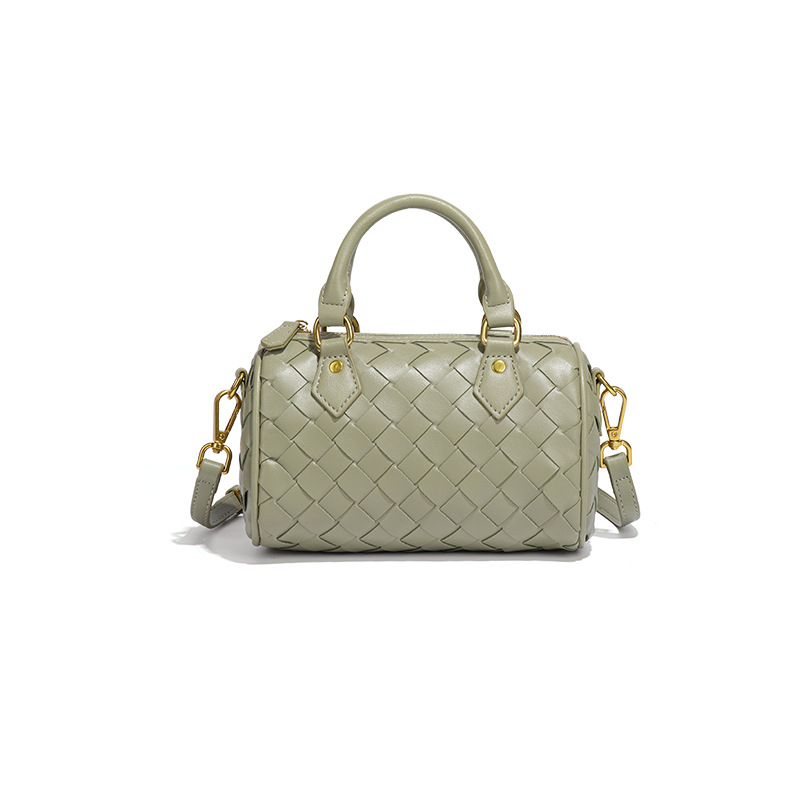 Free shipping designer bags Checkerboard Handheld Boston Pillow Fashion Weaving Casual Single Shoulder Diagonal Cross Bag