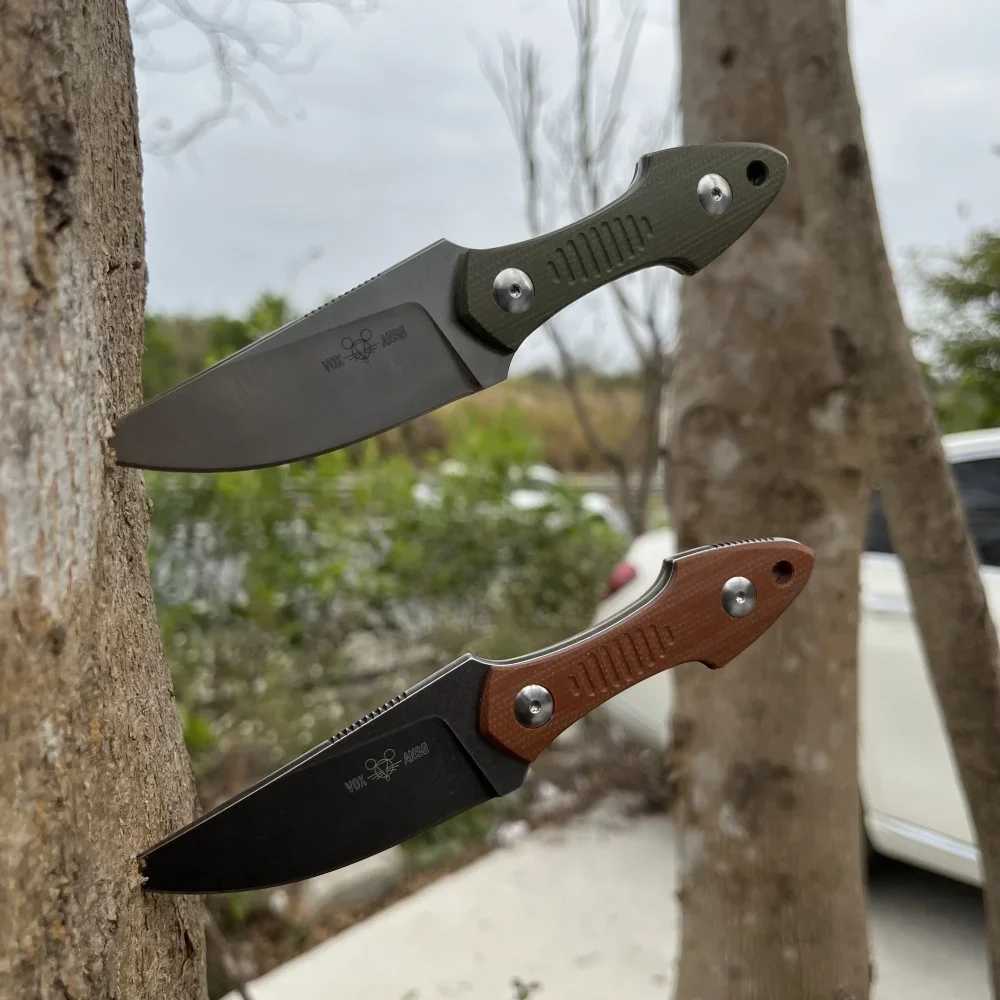 GiantMouse GMF3 fixed blade knife 8Cr13Mov blade G10 handle high-quality pocket knife outdoor EDC camping hiking tool gift X250408