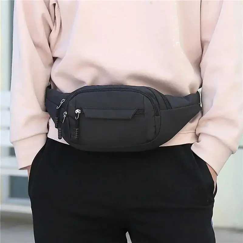 2025 Mens Chest Bag Waterproof Outdoor Sports Bag Sail Bag Korean Waist Fanny Cross Body Mens Banana Z250407
