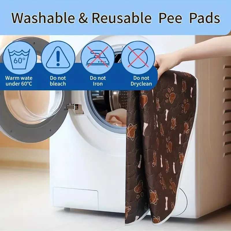 Biai Circle New Anti slip Pet Mat Waterproof Dog Urine Mat Breathable Cat Mat Washable Pet Diaper Mat Highly Absorbent Pet Mat Y250407