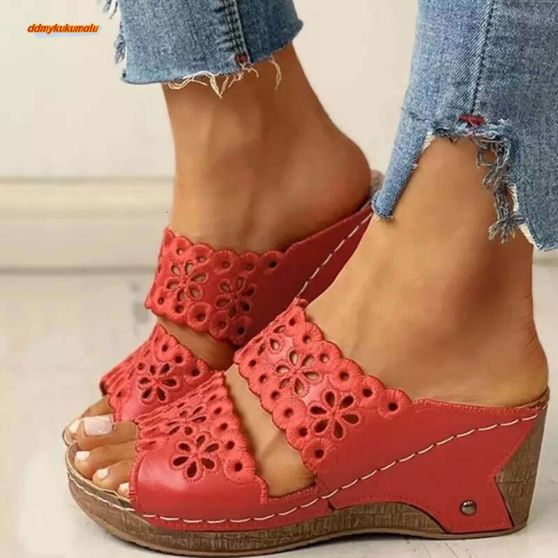 Women's Wedge Summer Beach Sandal Women Fashion Gladiator Flat shoes gladiator sandal women Sandalias mujer ddmykukumalu