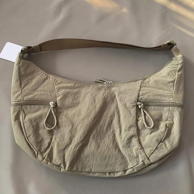 ner L Letter yoga bags Soft lightweight single shoulder underarm Bag louchy 6L and 13L capacity crossbody bag