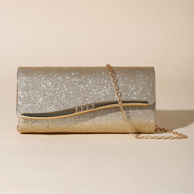 Elegant Mini Crossbody Bags for Ladies - Shimmering Leather with European/American Design