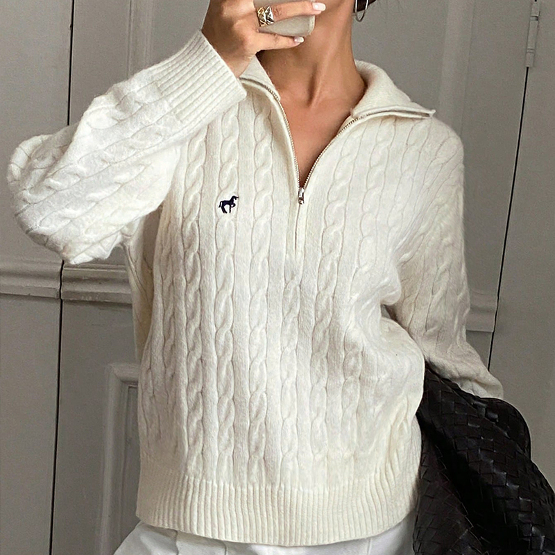 Women's solid color sports top, button-down long-sleeved sweater, small floral print on chest,pullover for women, for gym and running--SSJ024