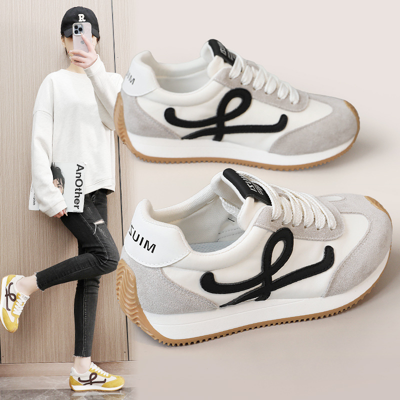 Casual shoes women flat shoes breathable comfortable wear-resistant sports shoes casual running outdoor travel