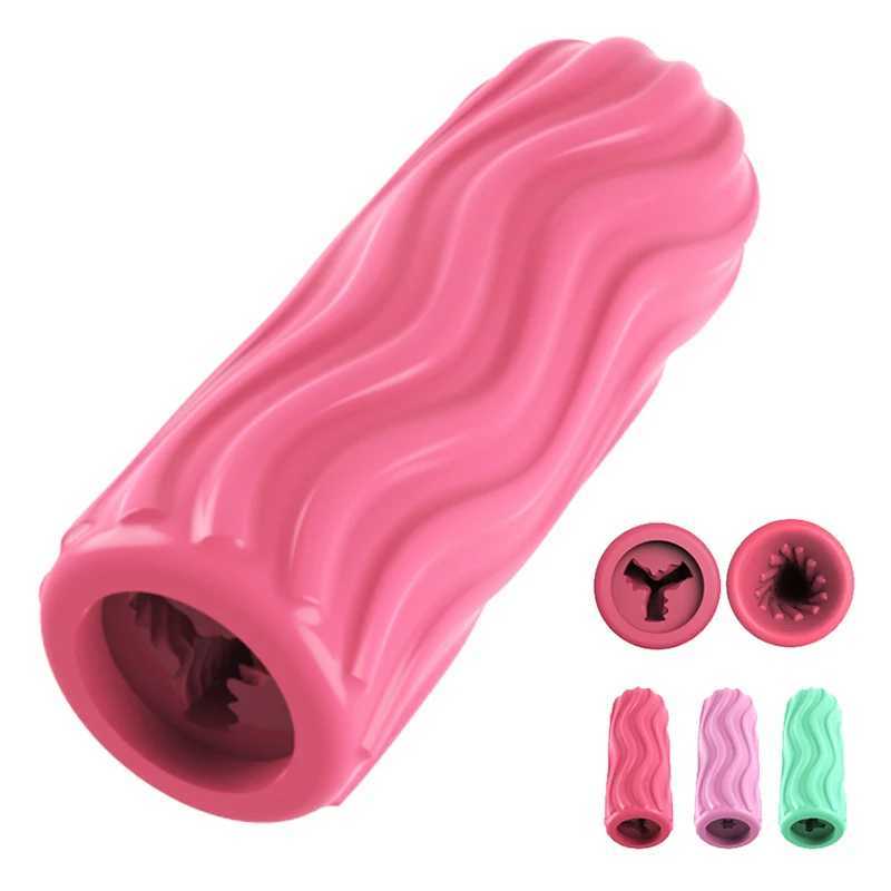 Male Vaginal Masturbation Cup Soft Foam Reality Penis Sucking Masturbation Bag Pussy Blowbot Toy Sexy ToyXJ250408