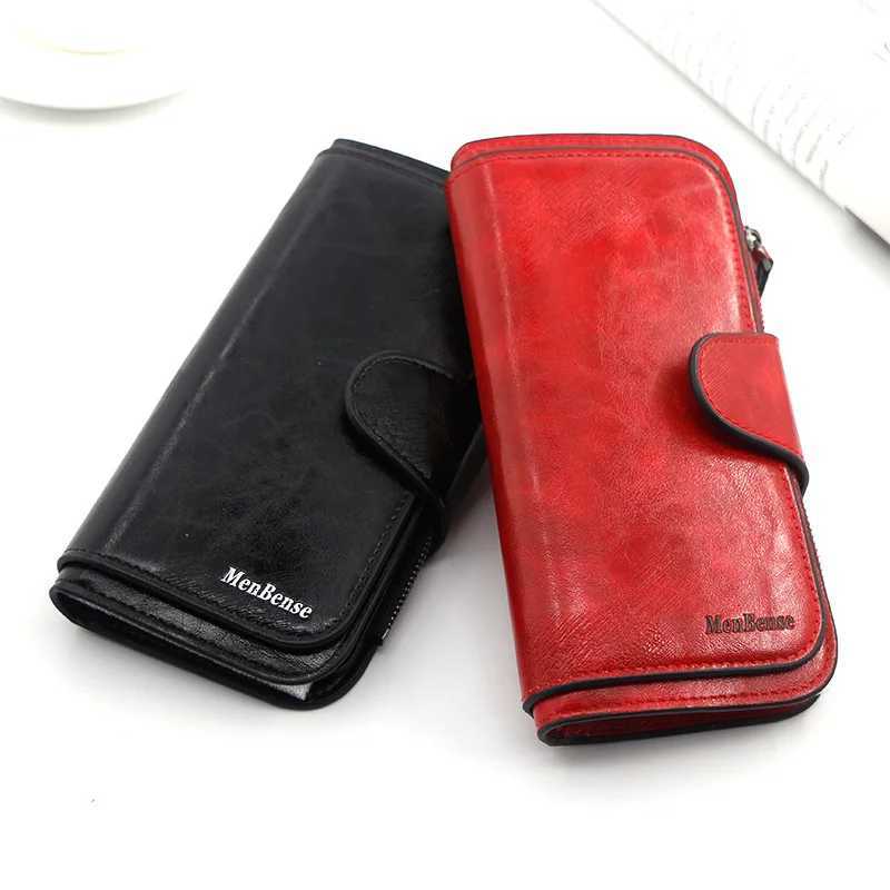 Womens Wallet Made of Leather Wallets Three Fold VINTAGE Womens Purses Mobile Phone Purse Female Coin Purse Carteira Feminina H25110711