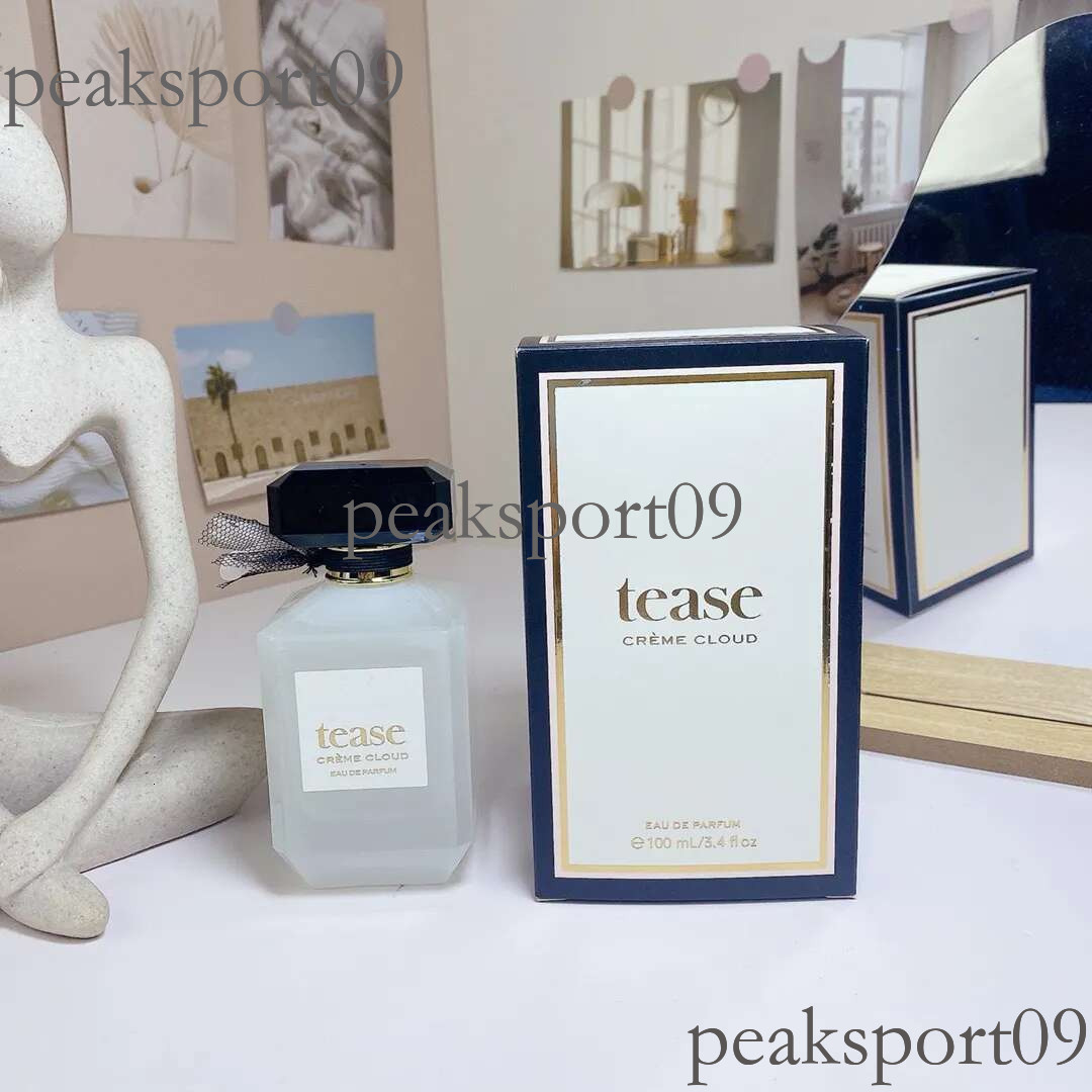 High Quality Secret Tease Perfume 100ml Creme Cloud Fragrance Woman Eau De 3.4oz Long Lasting Smell EDP Sexy Girl Women Lady Parfum Cologne Spray
