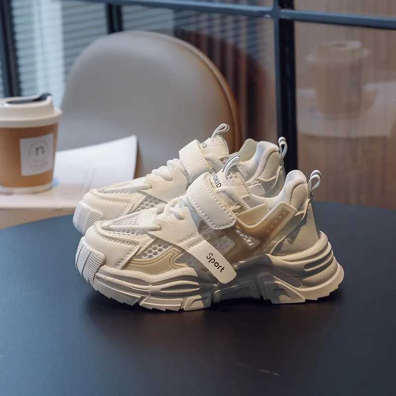 Childrens sports shoes 2023 new fashion breathable soft childrens shoes boys and girls lightweight casual sports shoes baby walking shoes W250407
