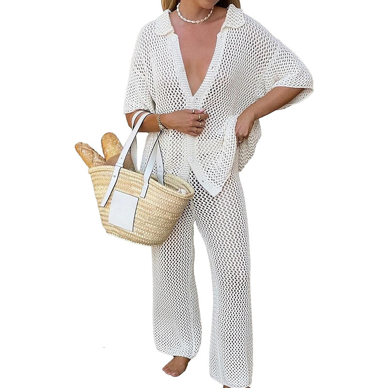 2025 Crossover Fashion Comfortable Mesh Nail Buckle Autumn Woolen Pants Short Sleeves Womens Dresses