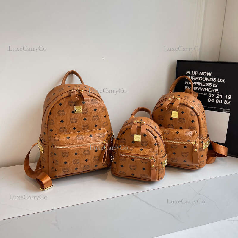 Mcmpurse Spring Fashion Mcmpurse Tote New Home Bear Classic Classic Trend Designer Backpack Versatile Handheld Single Shoulder Mcmbackpack Women's Mcmmbags 353