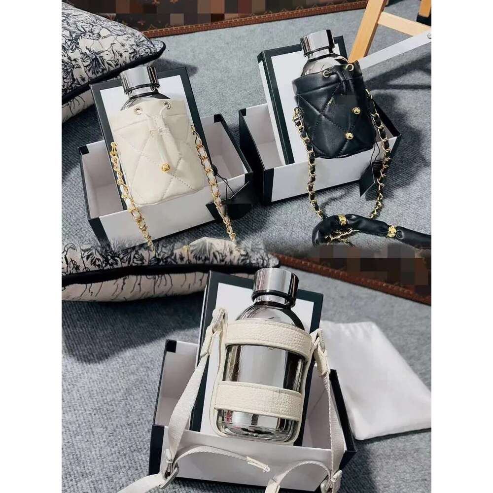 320Ml Cups Letter Bag Kettle Stainless Steel Thermos Portable Crossbody Accompanying Water Cup