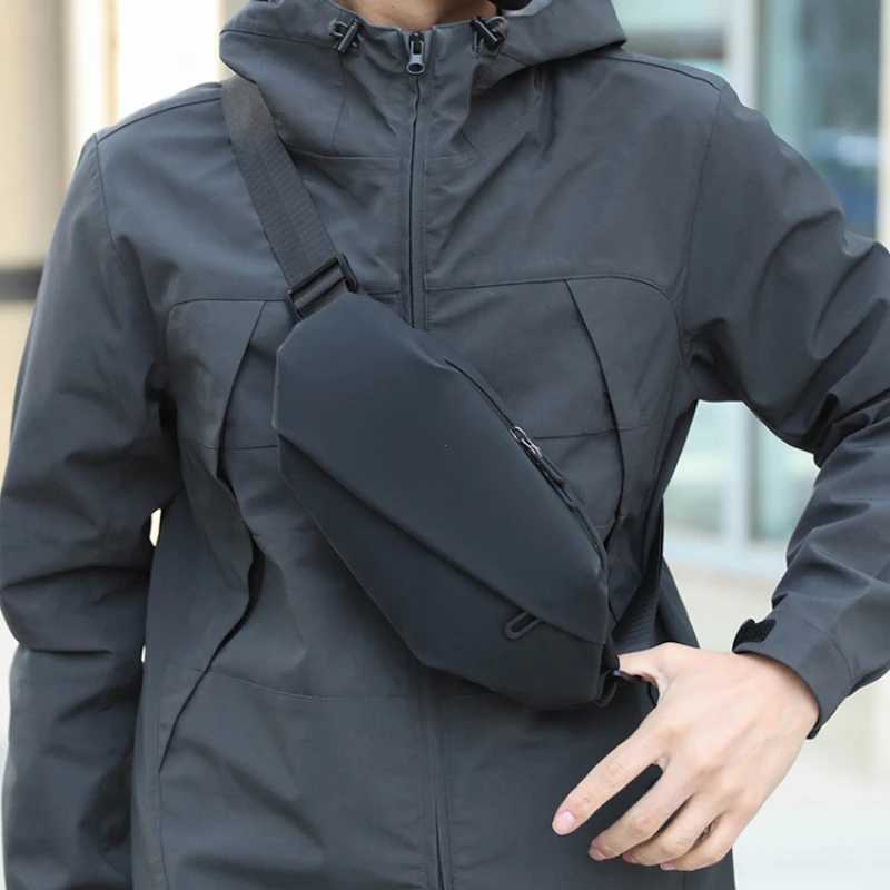 Mens mini outdoor sports running waist bag mens waterproof Fanny bag fashionable cross body waist belt bag mens waist bag Z250407