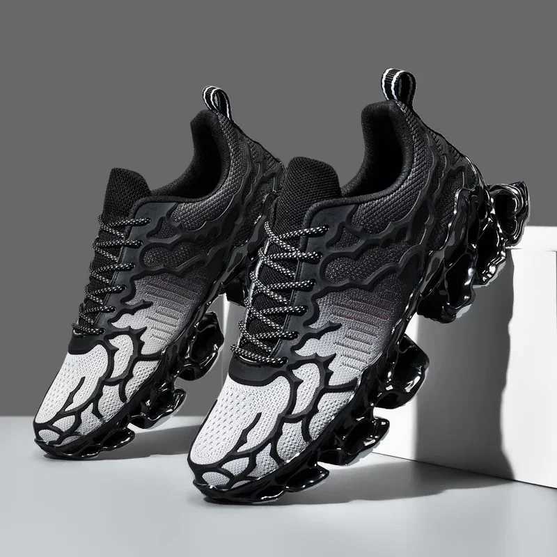 New mens running shoes all horse Blade Warrior sports shoes mens mesh breathing jogging sports shoes Y250408