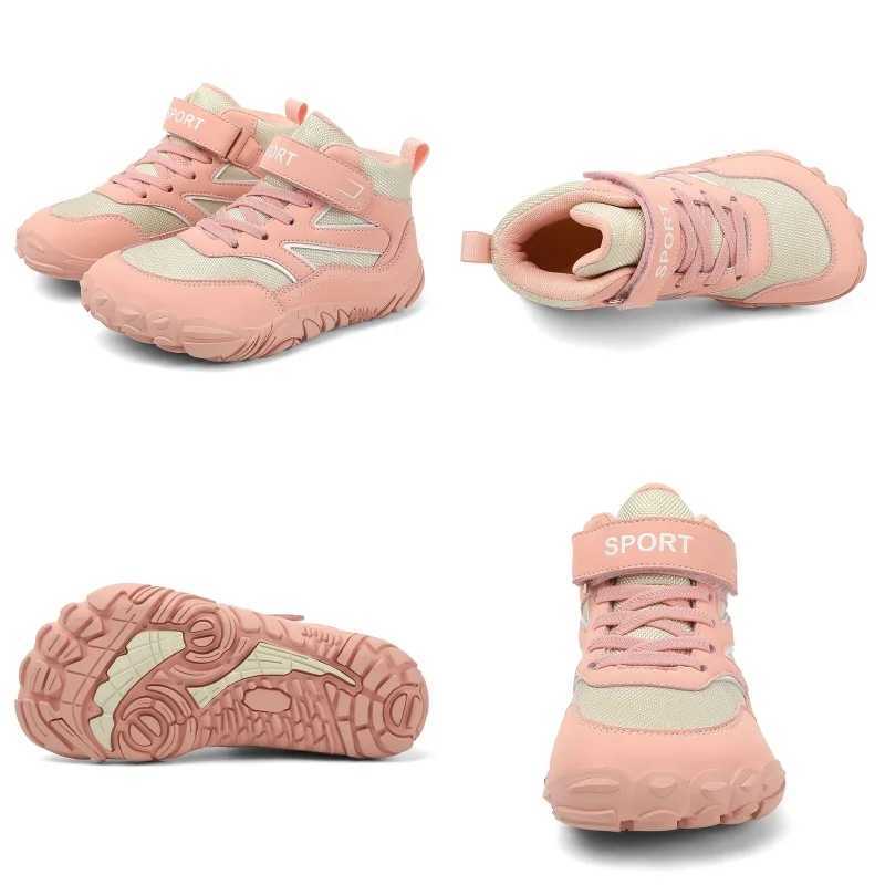 Little/Big Kid Wide High Top Barefoot Shoes 124 Street Sle Minimist Sneakers Suitable for Boys/Girls W250407