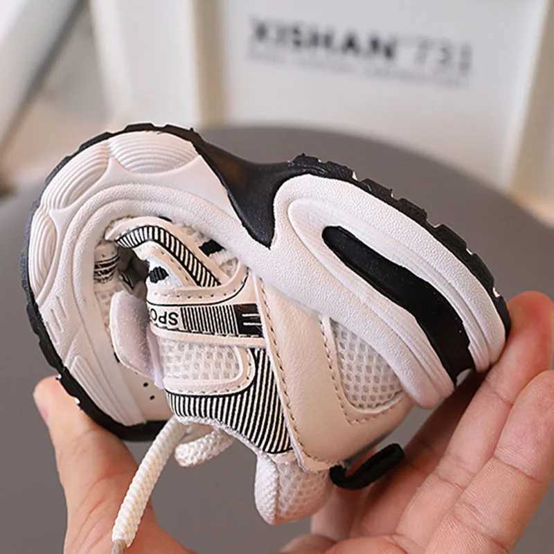 2024 Fashion Childrens Shoes Spring Kids sports shoes mesh breathable baby walking and running shoes W250407