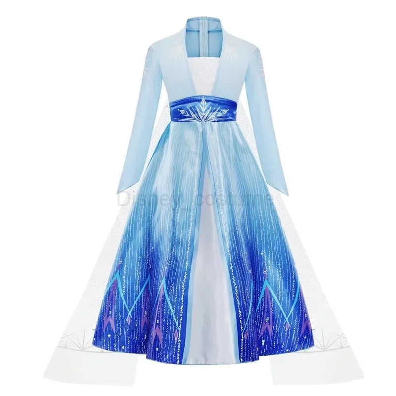 Disney Halloween princess costume birthday party dress girls Christmas fancy Elsa dress X250408
