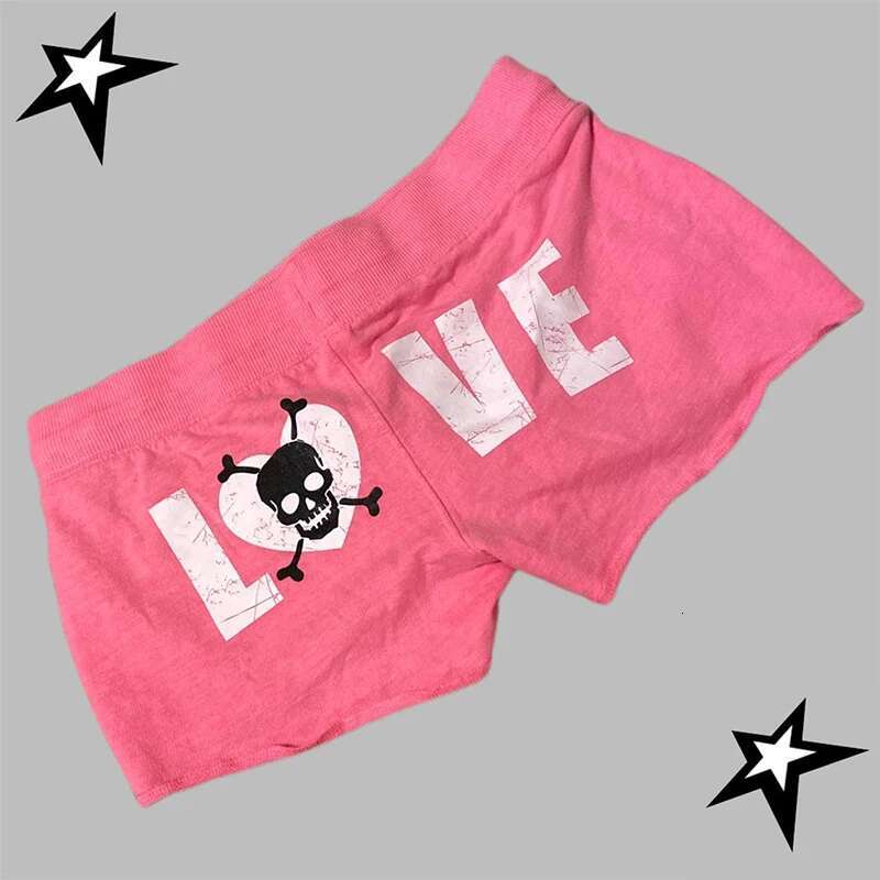 Y2k Shorts Haruku Leopard Print Women Rock Gothic Retro Pants Hip Hop Streetwear Spice Girls Hot Pants Punk Sexy Trousers