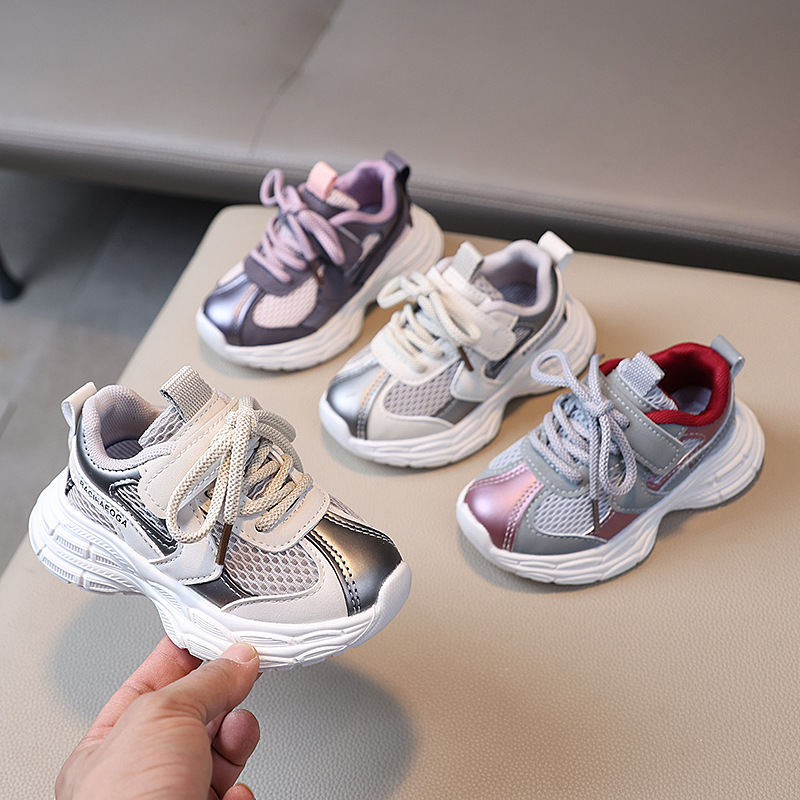 Kids Sports Shoes Unisex Kids Sneakers Mesh Breathable Basketball Shoes Kidszworld Toddlers Tennis Casual Footwear Shoes Trainers Size 21 - 30 K0639