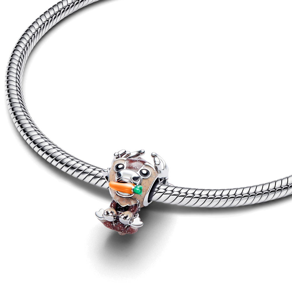 FewDook New Year 2025 Christmas Series Reindeer Elf Bell Wreath Murano Glass Bead Fit Pan Charms Bracelets Making X-mas Fashion Jewelry Gift DIY