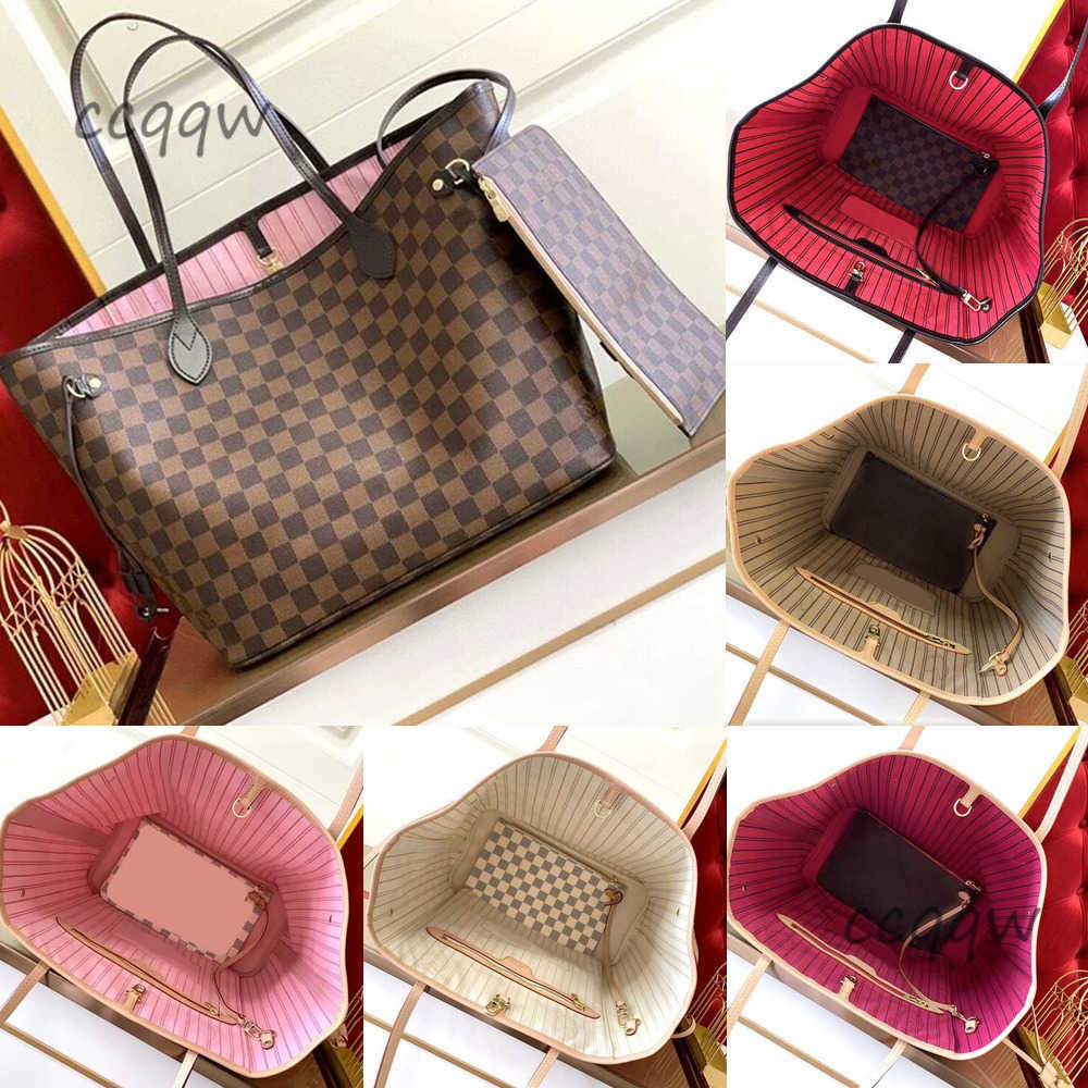 Evening Bags Designer Bags Handbag Totes Wallet Fashion Leather Messenger Old Flower Brown Lattice MM Shoulder Women High Capacity Composite Shopping 40cm 32cm