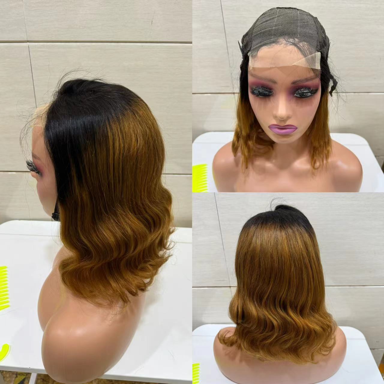 12A Glueless 4*4 Body Wave 200%Density Brazilian Human Hair