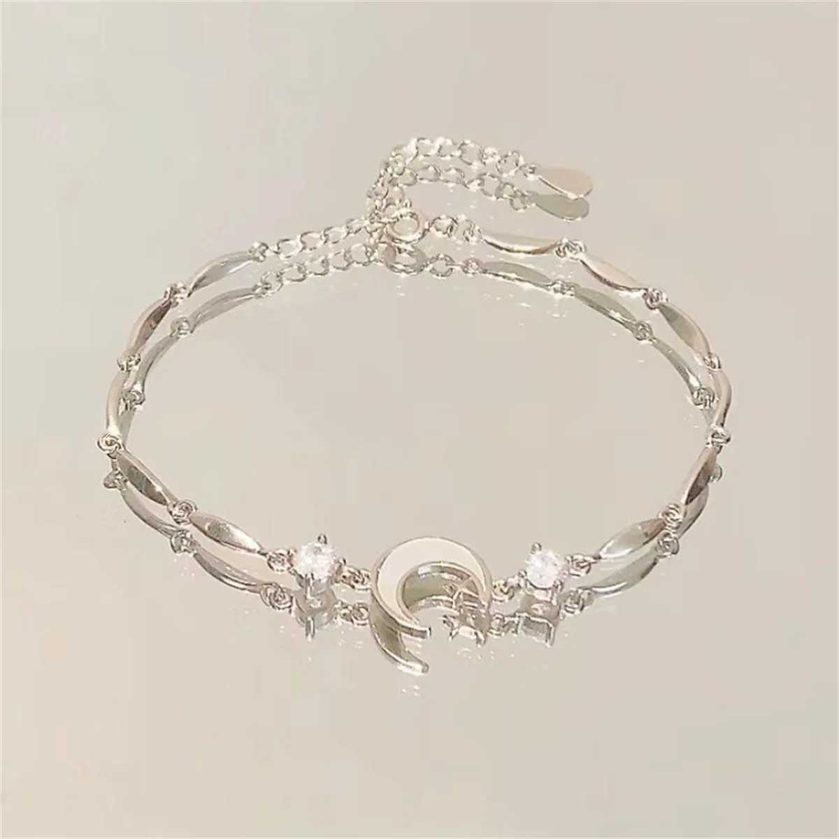 Korean Elegant ry Bloss Bow Zircon Bracelet For Wen Y2K Sweet Girls Crystal Flowers Bracelets Wedding Party Jewelry GiftC250408