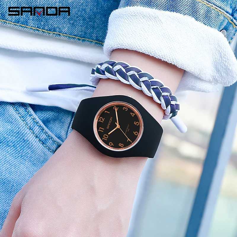 Fashion Simple Womens Watch Luxury Brand Quartz Silicone Womens Watch Ultra Thin Design Womens Watch Waterproof Reloj MujerT250408