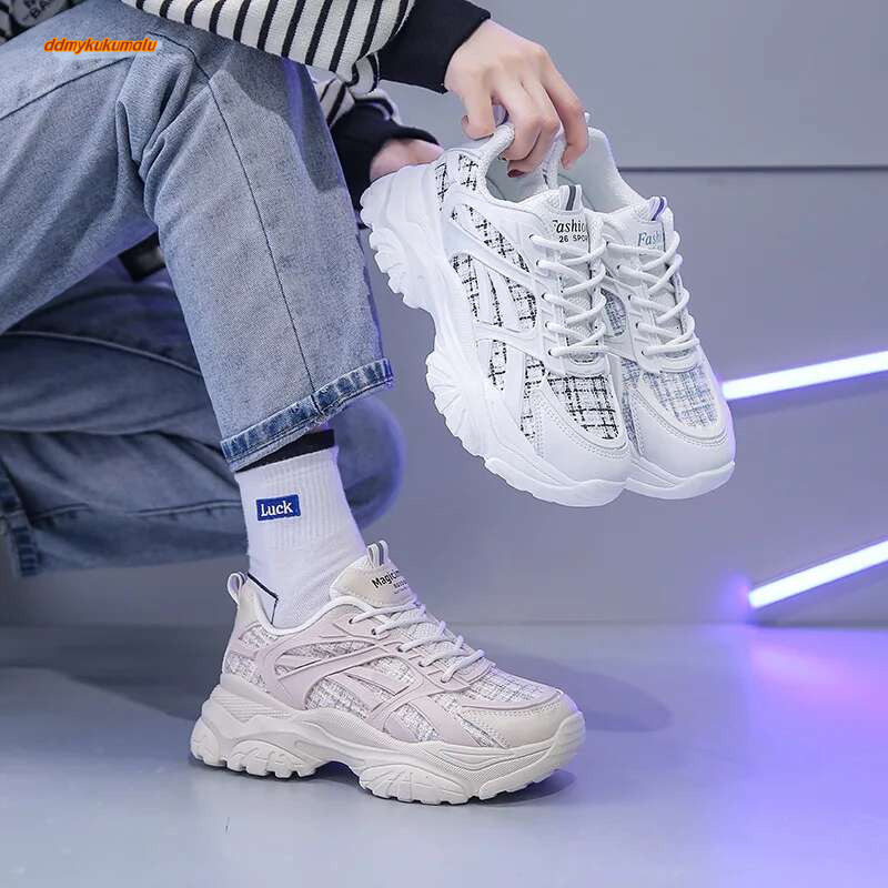 Spring 2022, Running Fashion Platform Informal Bottom Tennis Rope, Breathable Women's Thick Sports Rope #ddmykukumalu