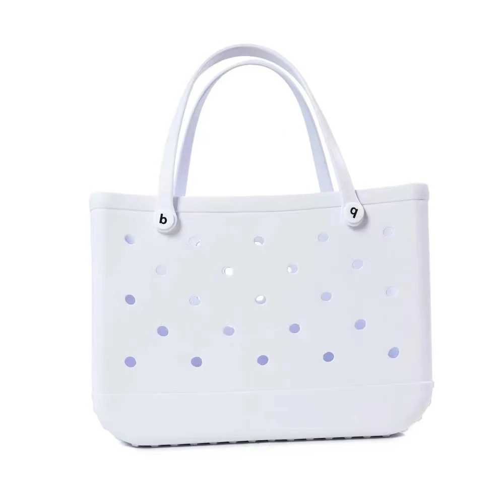 XL Beach Burger Bag Sil Basket Waterproof Travel Jelly Handbag Warm Picnic Basket Shopping Handbag Y250409WWS