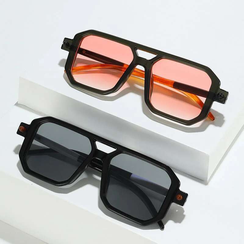 New Large Frame Square Sunglasses Women's Brand Designer Fashion Sun Glasses Men's Outdoor Driving Eyewear UV400 Oculos De Sol