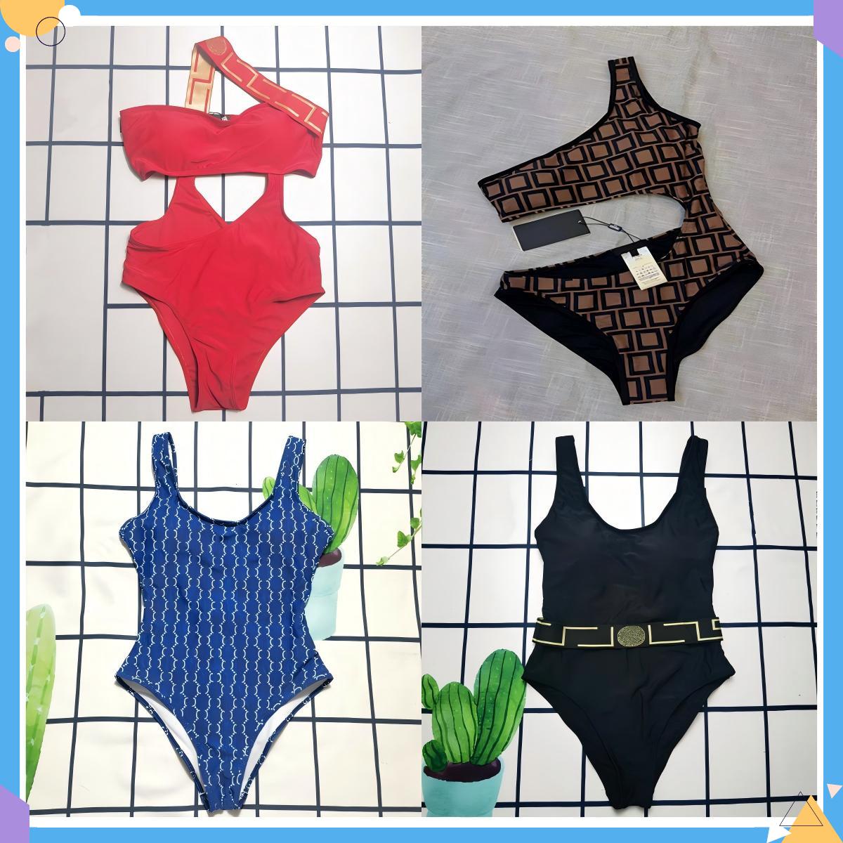 Swimsuit designer swim suits luxury one piece bathing suit Womens Swimwear Geometric black and white geometric swimsuit fashion tank sport swimwear