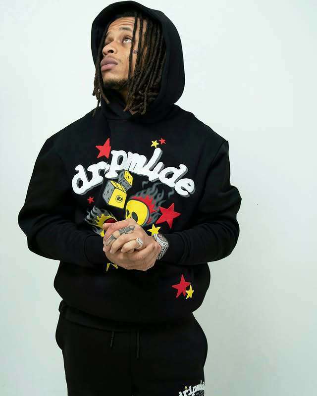 American street skull letter print fashion design pattern men's and women's summer loose hoodie