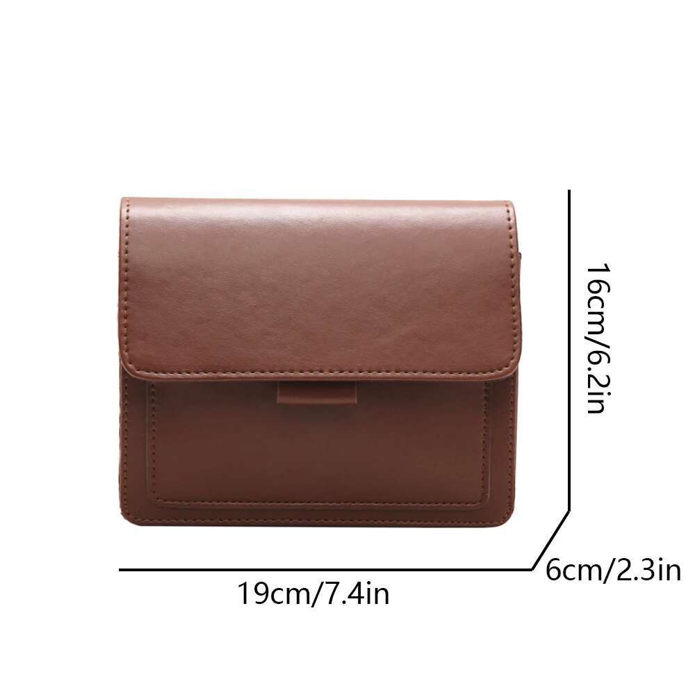 Classic Designer PU Leather Crossbody For Womentravel Handle Handbag Fashion Shoulder Messenger Bag Ladies Small Flap Bag Ll