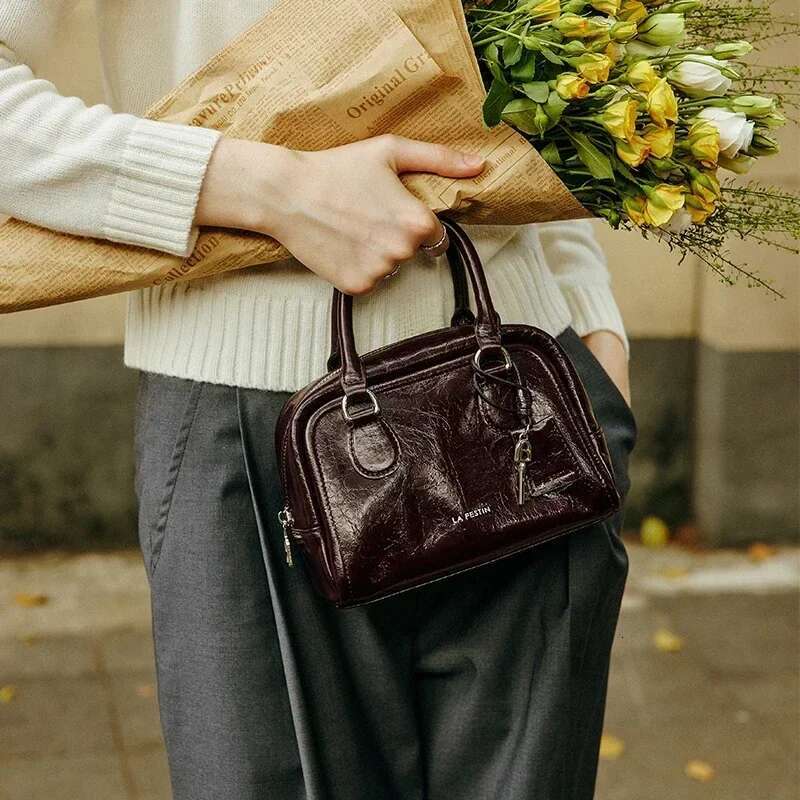 Original Brand Handbag Women Popular Shoulder Designer Boston Square Bag Lady Crossbody