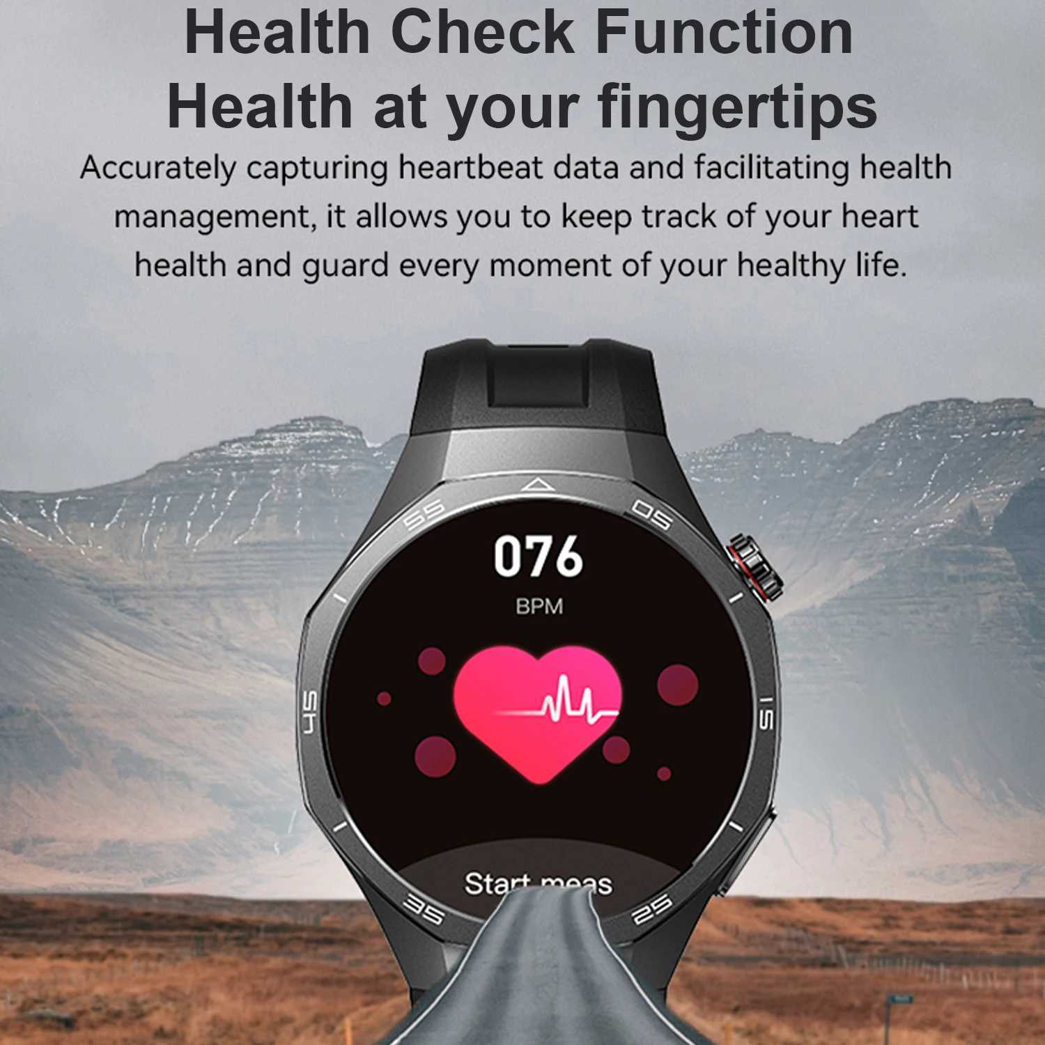 New GT5 Pro smartwatch 1.52 inch AMOLED Snoth call detection heart rate health monitoring watch for menXJ250408