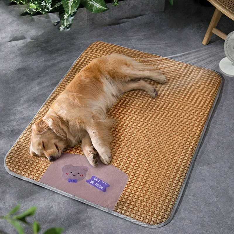 New Pet Spring/Summer Cool Mat Seasonal Mat Universal Dog Nest Cat Provides Breathable Moisture Proof Cool But Not Cold Y250407