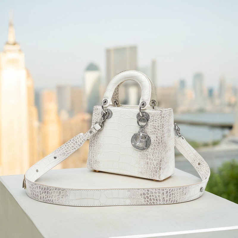 2025 Women's Genuine Leather Handbag, Niche High-end Handbag, Single Shoulder Slanted Bag