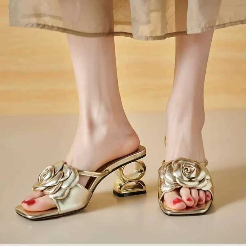 Designer High Heels Womens Sandals 2024 Summer New Platform Sandals Flower Dance Sandals Luxury SandalsXJ250407