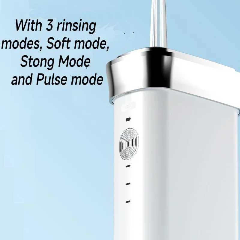 Portable innovative electric dental irrigator sink high-pressure water thread ultrasonic tooth cleaning tool M250408